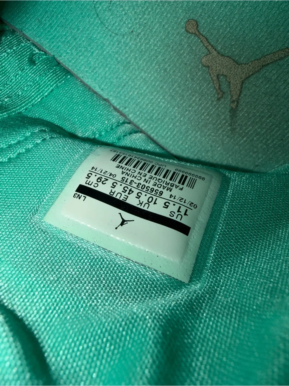 Jordan Future Hyper Jade Size 11.5